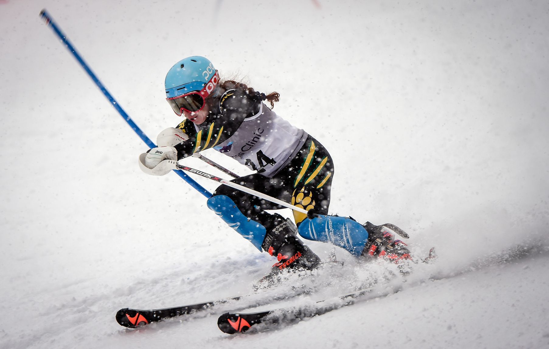 Rocky Ladies ski in the Stano Cup Series